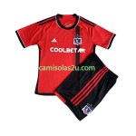 Camisolas de futebol Colo-Colo Criança Equipamento Alternativa 2023 Manga Curta